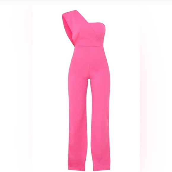 PRETTYLITTLETHING hot pink one should jumpsuit - Picture 6 of 7